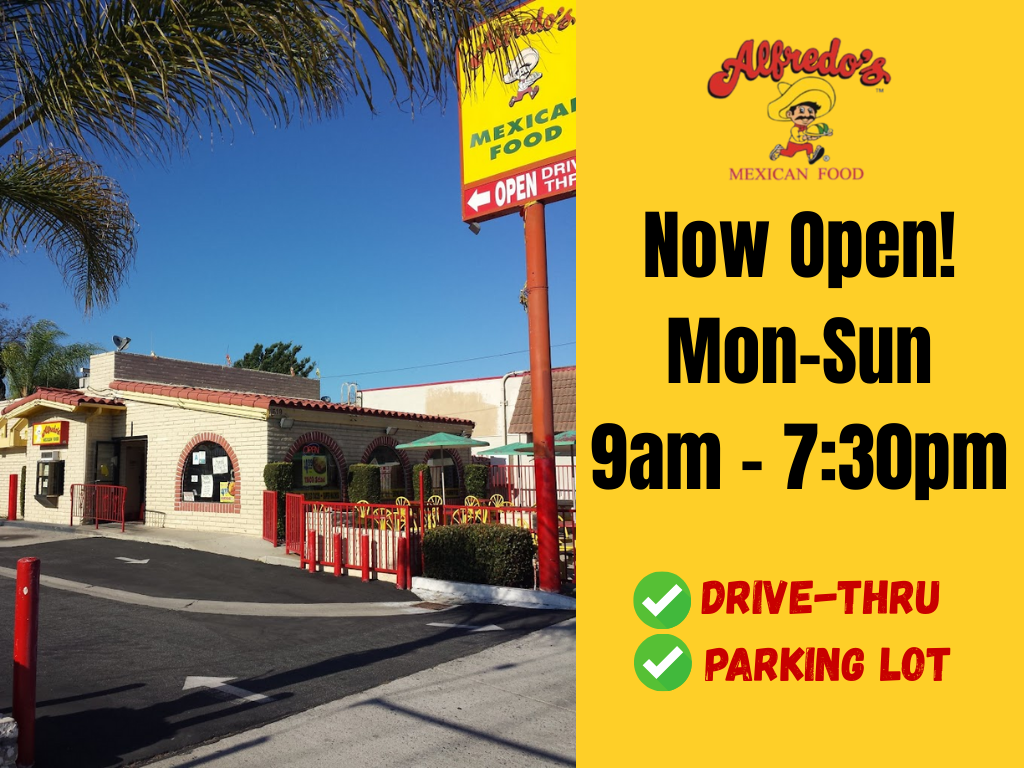 now open_ Alfredos Mexican